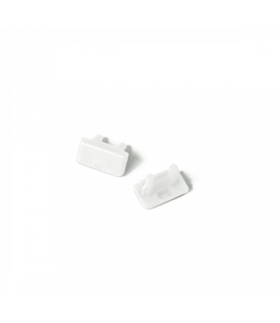 Eindkap voor LED profiel zonder kabeldoorvoer SLIM100ALU