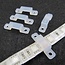 Montageklem voor LED profielen - Luksus LED Strip klem voor 8/10mm LED strips