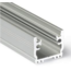 LED profielen Luksus LED strip vloerprofiel 1 meter met afdekking 15,8 mm x 13,70 mm - VLOER12