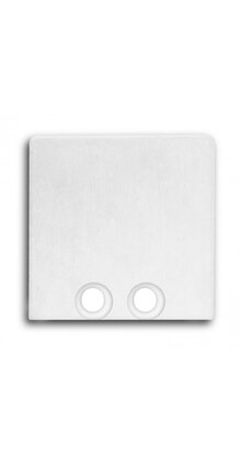 Eindkap voor LED profiel zonder kabeldoorvoer 18WIT