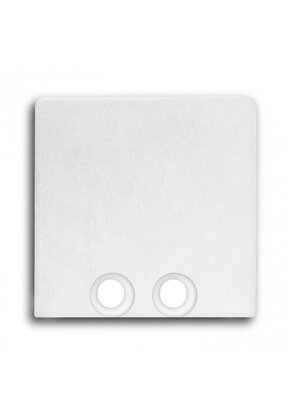 Eindkap voor LED profiel zonder kabeldoorvoer 18WIT