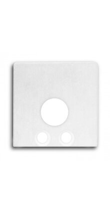 Eindkap voor LED profiel met kabeldoorvoer 18WIT