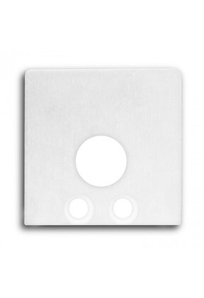 Eindkap voor LED profiel met kabeldoorvoer 18WIT