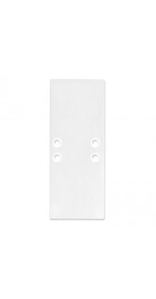 2 x LED profiel eindkappen - UpDown01Wit