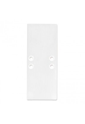 2 x LED profiel eindkappen - UpDown01Wit