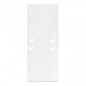 2 x LED profiel eindkappen - UpDown01Wit