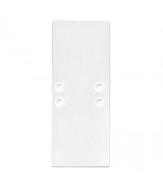 2 x LED profiel eindkappen - UpDown01Wit