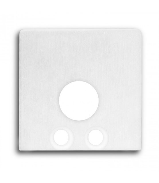 Eindkap voor LED profiel met kabeldoorvoer 18WIT
