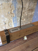 LED eikenhouten hanglamp - 100cm - LED strip