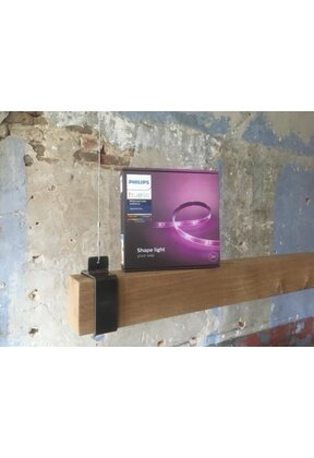 LED eikenhouten hanglamp - 120cm - LED strip