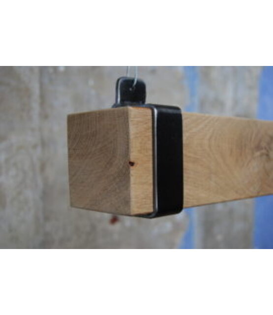 LED eikenhouten hanglamp - 150cm - LED strip