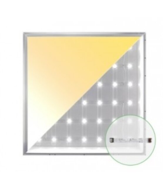 LED paneel - dual white - tunable white - schakel tussen koud en warm wit - 60x60cm