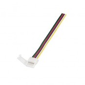 12mm RGBCCT LED strip connector 1 zijdig – soldeervrij – klik connector – 12mm tot 60 LED's - IP20