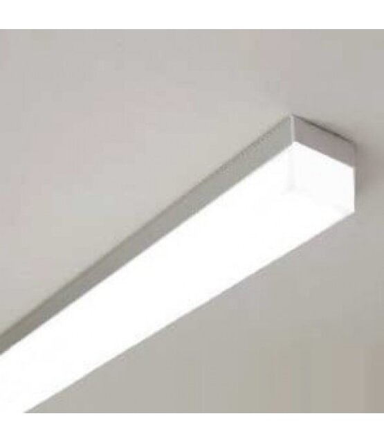 LED profiel 2 meter met afdekking 33,40 mm x 33,40 mm - PN33ALU.C3 - 2 meter