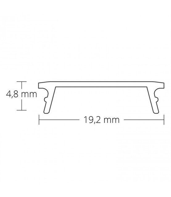 6 meter afdekking ipv de standaard 2 meter afdekking t.b.v. 18ALU, 18WIT, 18ZWART