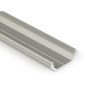 LED hoekprofiel 2 meter met afdekking 14.5 mm x 14.5 mm - C20ALU