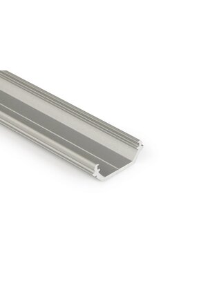 LED hoekprofiel 2 meter met afdekking 14.5 mm x 14.5 mm - C20ALU