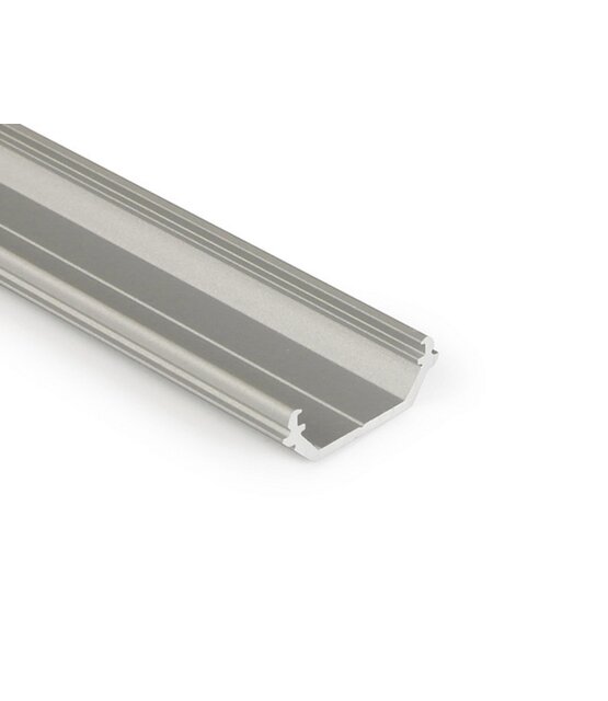 LED hoekprofiel 2 meter met afdekking 14.5 mm x 14.5 mm - C20ALU