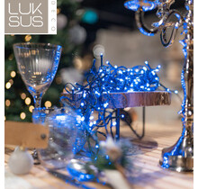 Kerstverlichting blauw 200 LED lampjes - 15 meter - IP44 voor binnen en buiten – LUKSUS