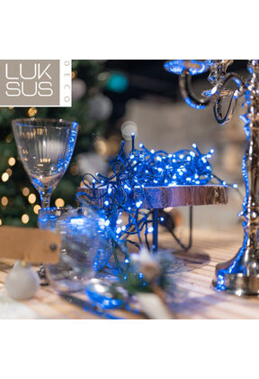 Kerstboomverlichting Blauw 200 LED - 15 meter - IP44 voor binnen & buiten
