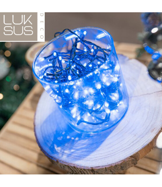 Kerstboomverlichting Blauw 200 LED - 15 meter - IP44 voor binnen & buiten