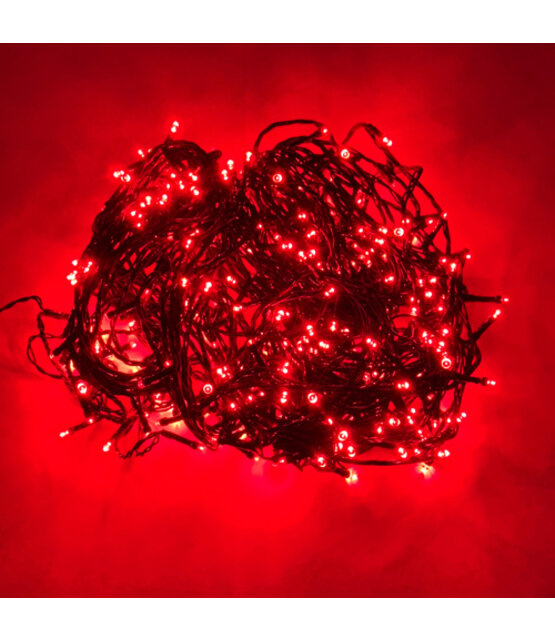 Kerstverlichting rood 320 LED lampjes - 32 meter met 8 functies - IP44 voor binnen en buiten – LUKSUS