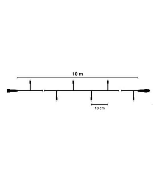 30 meter kerstverlichting - 300 LEDs - warm wit - IP44 waterdicht - PRO LUKSUS