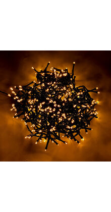 15 meter kerstverlichting - 200 LEDs - extra warm wit  - waterdicht - Basic