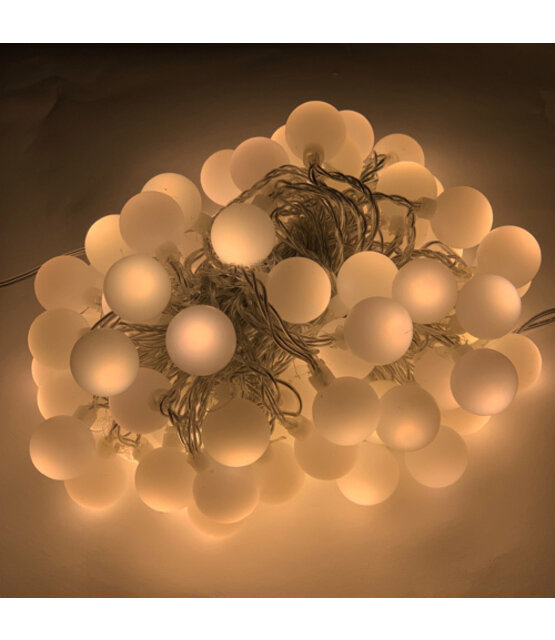 80 Led Feest verlichting Warm Wit - 12 meter lang - waterdicht