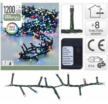 Cluster Kerstverlichting - multi color - 24 meter – 1200 LED