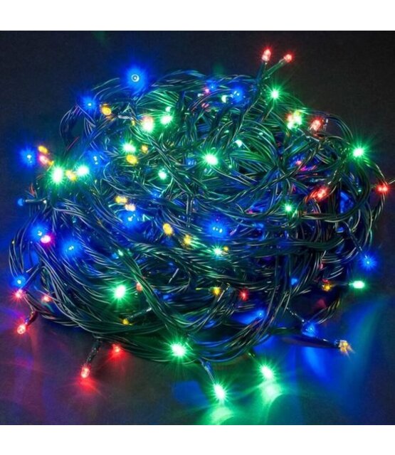 Cluster Kerstverlichting - multi color - 24 meter – 1200 LED