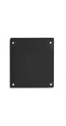 2 x LED profiel eindkappen inclusief schroeven - XL40ZWART