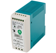 DIN Rail LED Voeding 60 watt 12 volt 5 Ampère - IP20 - MDIN60W12