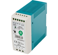 DIN Rail LED voeding 40 watt 12 volt 3,33 Ampère - IP20 - MDIN40W12
