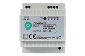 Din Rail LED Voeding 60 watt 12 volt 5 Ampère - IP20 - DIN60W12