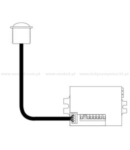 230v PIR bewegingssensor instelbaar - wit - LX42