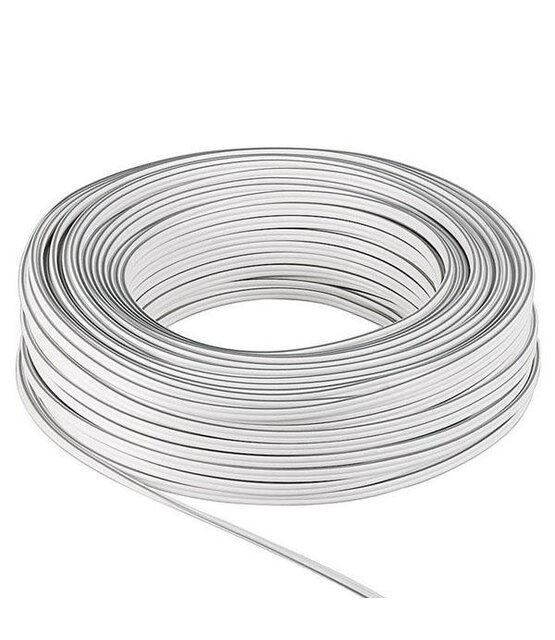 LED strip aansluitkabel 2-polig, YZWL 2x0,75mm - 1 meter - Wit