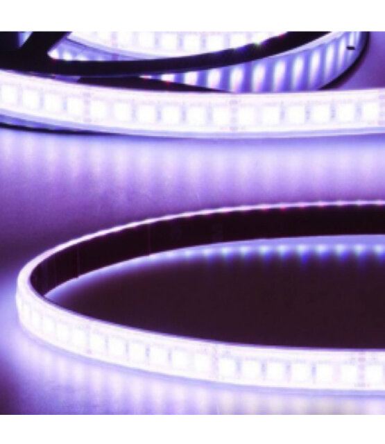 PRO waterdichte RGB LED strip 12W 1160LM 120LD p/m IP67 24vdc - 10 meter