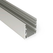 LED XXL profiel 3 meter met afdekking 53 mm x 53 mm - XL53ALU