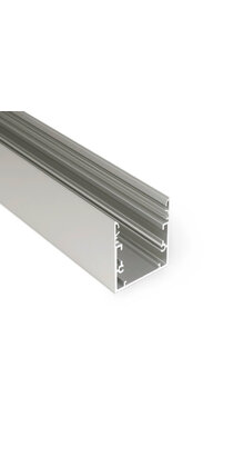 LED XXL profiel 3 meter met afdekking 53 mm x 53 mm - XL53ALU