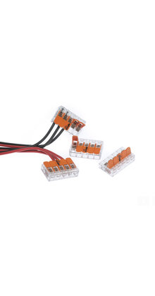 WAGO 221-415 LED strip Lasklem voor 5 kabels - 5 draads - kabel splitter - WAGO