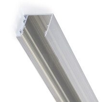 LED profiel met de zijkant geopend 2 meter met afdekking 33,40 mm x 38 mm - PN30.C1ALU