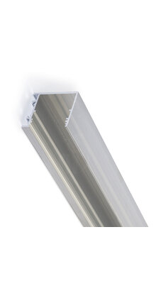 LED profiel met de zijkant geopend 2 meter met afdekking 33,40 mm x 38 mm - PN30.C1ALU