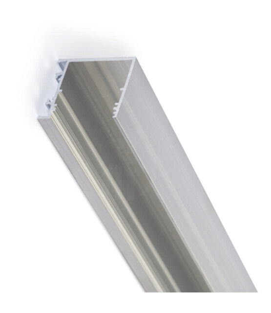 LED profiel met de zijkant geopend 2 meter met afdekking 33,40 mm x 38 mm - PN30.C1ALU