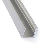 LED profiel met de zijkant geopend 2 meter met afdekking 33,40 mm x 38 mm - PN30.C1ALU