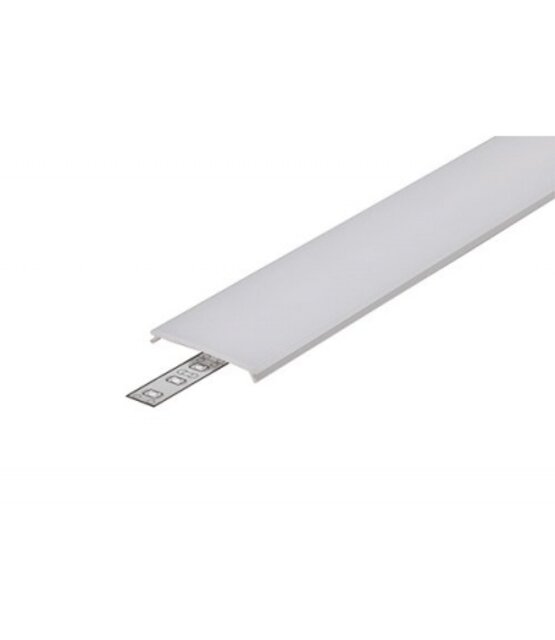 LED profiel met de zijkant geopend 2 meter met afdekking 33,40 mm x 38 mm - PN30.C1ALU