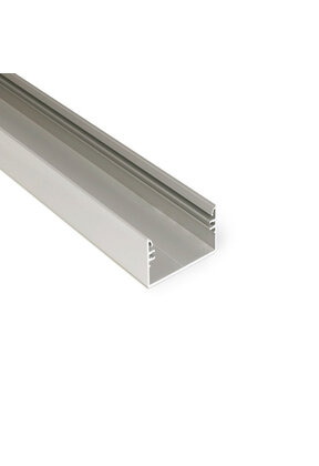 LED XXL profiel 2 meter met afdekking 53 mm x 28 mm - XL50ALU