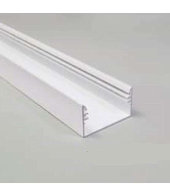 LED XXL profiel 2 meter met afdekking 53 mm x 28 mm - XL50WIT