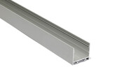 LED XL profiel 2 meter met lage afdekking 33,4mm x 29,6mm - XL11ALU