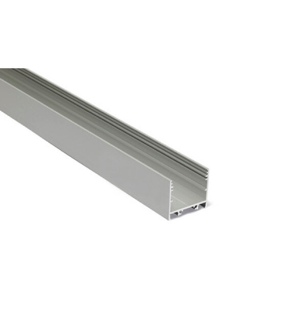 LED XL profiel 2 meter met lage afdekking 33,4mm x 29,6mm - XL11ALU